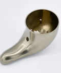 Rock Solid Metal Lever Shower Handle Replacement for PosiTemp and Moentrol Valves, Brushed Nickel Finish, side view showing interior