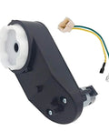 Kids Ride On Gearbox With DC Motor For 6V 390 Motor 18000 RPM High Torque Drive Replacement Part showing connections and housing