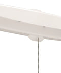 LED Flush Mount Closet Light With Pull Chain 24 Inch White 1220 Lumens Energy Star Certified 4000K Ultra Bright Ceiling Fixture Side View