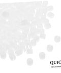 OSALADI 200pcs white plastic hinge dowels for doors and bathroom furniture; high-load capacity