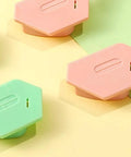 Magnetic Seam Guide For Sewing, Multifunctional Ruler And Hemmer Guide, Anti Slip Sewing Machine Gauge, pastel pink and green