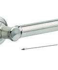 ADA Compliant Shower Grab Bar 12 Inch Stainless Steel With Concealed Screws Brilliance Finish Heavy Duty Support Up To 450 Lbs