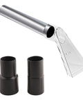 Extractor Attachment For Wet Dry Vac Turn Any Shop Vac Into A Pro Grade Upholstery Cleaner For Cars And Home Detailing With A Clear Three And A Half Inch Head To See Dirt And Dirty Water From YSJWAER with stainless steel tube and two hose adapters