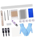 Powerful Windshield Crack Repair Kit For Quick Easy Fixes And Large Area Cracks Tool Set with resin gel and repair tools
