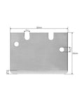 SK5 blade dimensions, 32mm x 23mm, for All-Purpose 3D Printer Scraper Tool Kit With 3 Pro-Grade Replaceable SK5 Blades For Bambu Lab X1 P1 And Creality Build Plates.