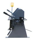 Side view of Ultra 24 Inch Box And Pan Brake With 3 Segment Movable Fingers And Rear Stops for sheet metal bending