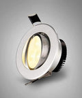 WKNHHL Recessed Lighting Housing Trim Kits Aluminum Indoor Embedded Downlight Commercial Illumination Spotlight Decoration Lighting Recessed Ceiling Panel Light,Warm Light_ close-up view of warm light LED fixture.