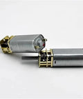 Rock Solid Mini 050 Gear Motor With Full Metal Gearbox 3V To 9V Low Speed 245Rpm Smooth Quiet Operation Top Pick For DIY Robots And Smart Car Builds Dead Simple Hookup Guaranteed, showing compact design with metal gearbox.