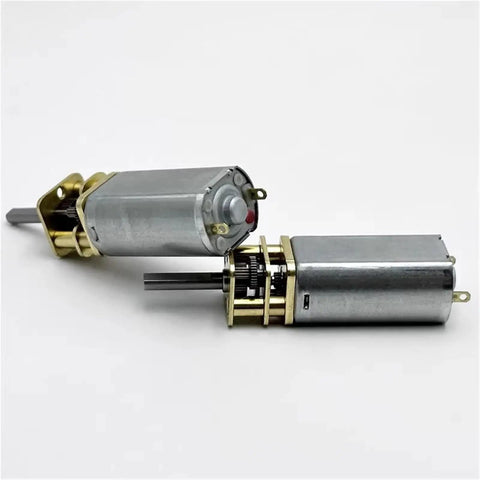 Rock Solid Mini 050 Gear Motor With Full Metal Gearbox 3V To 9V Low Speed 245Rpm Smooth Quiet Operation Top Pick For DIY Robots And Smart Car Builds Dead Simple Hookup Guaranteed, showing compact design with metal gearbox.