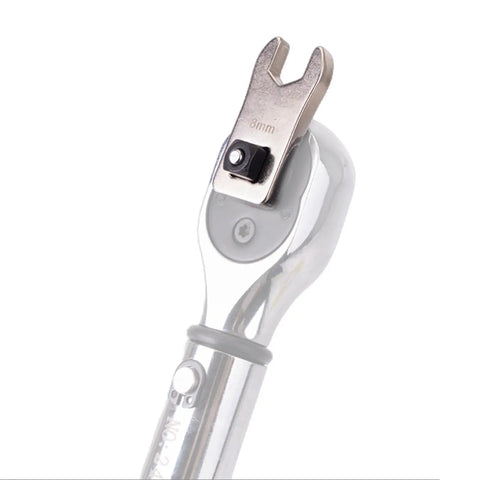 8mm Bike Crowfoot Wrench With One Quarter Inch Drive Torque Adapter For Hydraulic Disc Brake Hose Nut Tightening