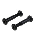 Heavy Duty Stainless Steel Binding Post Screws Designed For A Hella Secure Fit And Knockout Black Finish on two screws.