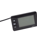 GD01 Electric Bike Dashboard Meter With LCD Screen For 22.2mm Handlebar, All In One Panel PC, side view with buttons