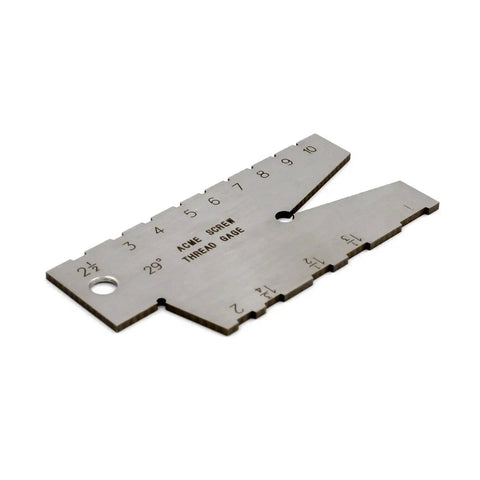 29 Degree Thread Gauge And Angle Template For Precision Machining Stainless Steel Inspection Tool with clear laser engraving