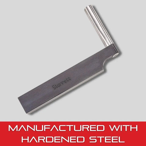 Hardened steel Tool Post Holder For Tool Posts And Height Gages, One Quarter Inch Post, One Quarter By One Half Inch Shank
