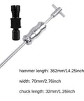 Badass Blind Hole Bearing Puller Extractor Kit Great For Cars And Your Favorite Motorcycle With Smart Collet Setup Helps Extract Bushings And Bearings Between 8Mm And 32Mm Bore Sizes For Easy Disassembly Work Without Breaking A Sweat, alloy steel, 362mm length