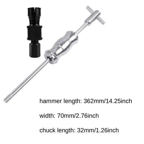 Badass Blind Hole Bearing Puller Extractor Kit Great For Cars And Your Favorite Motorcycle With Smart Collet Setup Helps Extract Bushings And Bearings Between 8Mm And 32Mm Bore Sizes For Easy Disassembly Work Without Breaking A Sweat, alloy steel, 362mm length