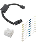 Honda VCM Muzzler Harness Disable Kit For 3.5L V6 With VCM Replacement For Acura 2013 And Up shown with connectors and resistors