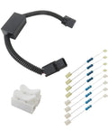 Honda VCM Muzzler Harness Disable Kit For 3.5L V6 Engine With VCM Plug And Play Replacement For Acura 2013 And Up showing harness and resistors