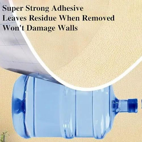 Heavy Duty Gray Self Adhesive Wallpaper Roll With Aluminum Foil Backing For Interior Walls Heat Cold Mold Resist Easy Cleanup No Fuss Removable Wallcovering 50 Cm X 70 M Long on water bottle