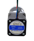 Rear view of Nema 17 Stepper Motor with 39mm housing and 100 to 1 MG Series Planetary Gearbox 50 arcmin backlash