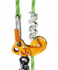 Zigzag Plus Descender For Arborists With Smooth Rope Feed And Auto Locking Friction Chain Tree Climbing Rope Descender For Prusik Style