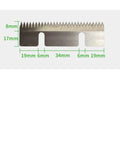 Top Shelf Carbon Steel Carton Sealer Blades Pack Of Ten Heavy Duty Semi Automatic Packing Machine Knives sharp serrated blade dimensions.