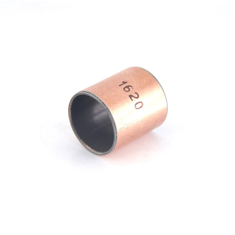 Oilless Bronze Sleeve Bearing 16x18x20mm 4 Pack Heavy Duty With Carbon Steel Base Bronze Sintered Core And PTFE Composite For Low Friction High Wear Resistance And Efficient Heat Transfer, 1620 marked