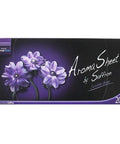 Pear And Freesia Scent Aroma Sheets For Your Clothing Care System Jasmin Blue 20 Sheets box with purple floral design