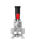 Woodworking Locating Clamp 90 Degree Corner Clamp Fixing Clip with quick-release handle, red and black ergonomic grip, robust metal build.