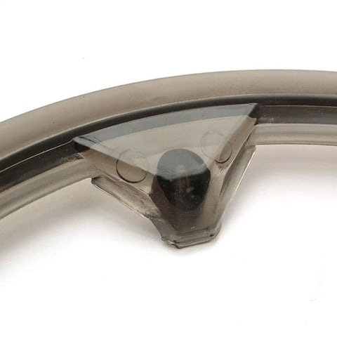 Close-up of a 42T Bicycle Sprocket Cover Universal Crankset Protector Ring for Mountain Bikes, showing the durable plastic material.