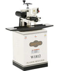 Badass Two Hp Planer Molder With Stand And Power Feed 220 Volt Woodworking Beast, compact design with cast iron wings.