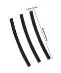 Fix Tired Laces Fast With This 78 Pc Shoelace Repair Kit Featuring Heat Shrink Caps And End Tips For Casual Sneakers Or Dress Shoes To Shorten Ends And Rejuvenate Your Kicks Anytime. Black 2.55 in heat shrink lace caps, 0.20 in wide