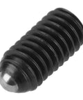 Pro-Grade M6 Carbon Steel Ball Nose Spring Plungers Hex Socket Locking Pins Ten Pack showing close-up image of a locking pin.