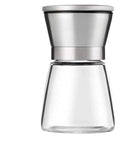 Tall Manual Salt And Pepper Grinder Set Dual Stainless Steel Mills With Coffee Grind Pulverizer Function Powder Spice Grinder