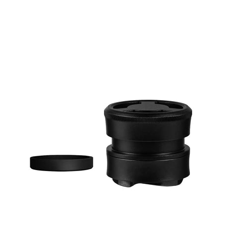 Premium Gravity Coffee Distributor And Espresso Leveler For Portafilter Automatic Ground Spreader Barista Essential Tool Buttery Smooth Extraction, 53mm black design.