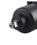 Close-up of Heavy Duty Twin Hammer Air Impact Wrench Serving Six Eighty Newton Meters Of Serious Nutcracker Torque connection point.