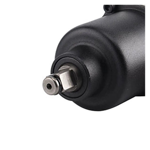 Close-up of Heavy Duty Twin Hammer Air Impact Wrench Serving Six Eighty Newton Meters Of Serious Nutcracker Torque connection point.