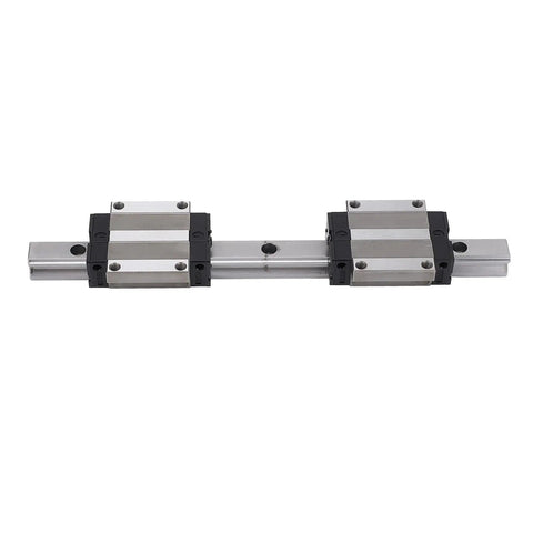 Get The Smooth Ride You Need With This Top Tier Fabater Linear Guide Rail Featuring Solid Steel Construction And HGW20CC Carriage Blocks Perfect For Your CNC Automation Projects And Robotics Builds Without Any Hassle, showcasing a steel linear guide rail with HGW20CC blocks.