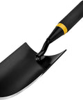 Heavy Duty Garden Hand Trowel Set With Carbon Steel Blades And Rubber Grips 2 Pack For Digging And Planting Built To Last