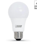 LED Light Bulb A19 60W Equivalent 5000K Daylight Dimmable 800 Lumens Energy Saving bulb front view, 4 pack