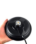 5.9 Inch NMO Magnetic Mount Antenna Base For Ham Mobile Radio With 16.4 Ft RG58 Coax Cable PL259 Plug held in hand