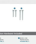 Polished Chrome Cabinet Pull for Cabinets and Furniture, 5-1/16 Inch C-C with included screws, Blackrock Collection, 1 Pack