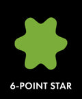 Green 6-point star center hole design for Two Blade Set For 42 Inch Mower Decks Replaces OEM 742-04308 742-04312 942-04308 942-04312.