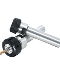 Premium 1pc Er Extension Rod And Collet Chuck Holder For Milling Machines Lathes And CNC Tools, silver steel design, ideal for stable cutting.