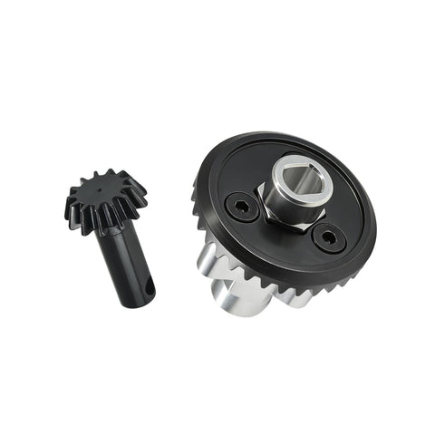 Bevel Gear Upgrade Kit For MJX Hyper Go 1 By 12 RC Car H12Y H12Y Plus And H12P With 33T And 13T gears showing metal axles