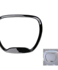Central Control Steering Button Frame Trim For Dodge Challenger Durango Charger 2015 2025 Black ABS Car Interior Decoration Accessory