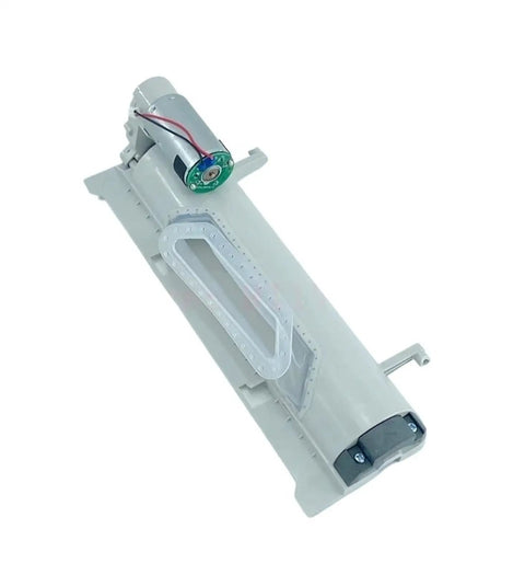 Replacement Main Brush Motor Housing Assembly For Dreame W10 Vacuum, complete gray plastic motor kit with wiring