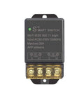 High Power 30A WiFi Smart Switch 110V 120V 240V with App Remote and Timer, front view, connectors visible