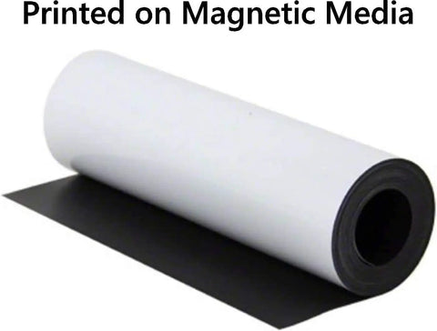 3x8 Inch Weatherproof Magnetic Bad Ass Welding Inspector Magnet Gift For Mechanics And Tradesmen roll on white background