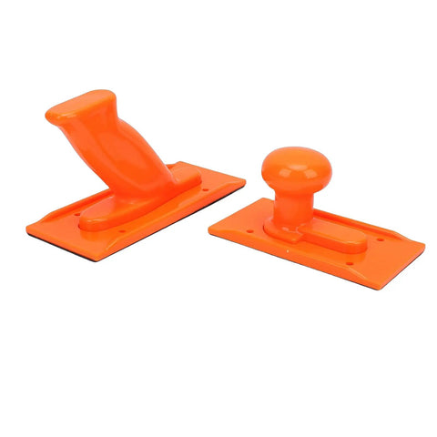 Beefed Up Safety Push Block For Table Saw And Router With Textured Anti Slip Grip And Guiding Structure Two Mounting Holes